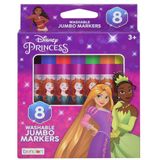 Marcadores Jumbo Laváveis Bendon Disney Princess, 8 Unidades