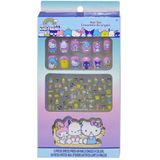 Conjunto De Unhas Hello Kitty And Friends Com 12 Unhas Prensáveis E 56 Adesivos