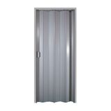 Porta Sanfonada Pvc Multilit 0,72x2,10m Cinza