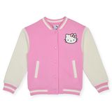 Blusão Hello Kitty Girls Varsity Letterman Bomber Bonbon Rosa