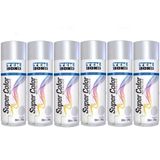 Tinta Spray Tekbond Prata Metálico 6 Unidades 250g