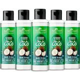 Revenda 5 Tratamento Capilar Reparador De Pontas Óleo D Coco