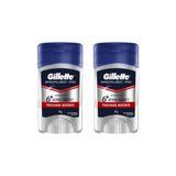 Desodorante Stick Gillette Clin Creme Pressure 45g-kit C/2un