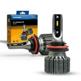 Kit Lâmpada Led Sky H8/h9/h11/h16 3000k 8200 Lm 12v 80w