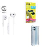 Kit Fone De Ouvido + Capinha Motorola G100 + Película 9d