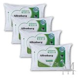 Kit 04 Travesseiros Altenburg Suporte Médio 0,50x0,70m 180fi