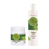 Kit Shampoo E Máscara Capilar Quiabo Capi Hair Hidratação E