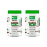 Creme Para Pentear Beleza Natural 1kg Explosao De Coco - 2un