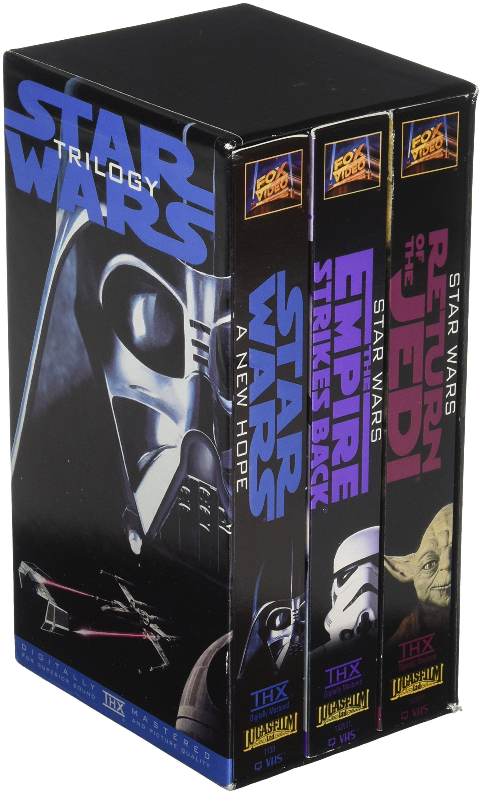 Box Set Vhs Star Wars Trilogy Versão Original 1995