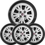 4x Calota Fiat Uno Way Aro 14 Emblema 079cb