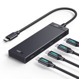 Adaptador Usb C Hub Ugreen 4 Em 1 Com 4 Usb-c 3.2 De 10 Gbps Para Macbook