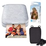 Impressora Fotográfica Hp Sprocket Portable 2x3 (luna Pearl) Com Papel