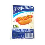 500 Sacos Plástico Para Mini Hot Dog 15cm De Largura X 10cm