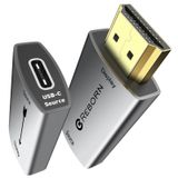Adaptador Usb C Fêmea Para Hdmi Macho 4k Para Macbook Pro/air