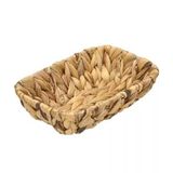 Cesta De Rattan Decorativa Retangular 23x15x6cm