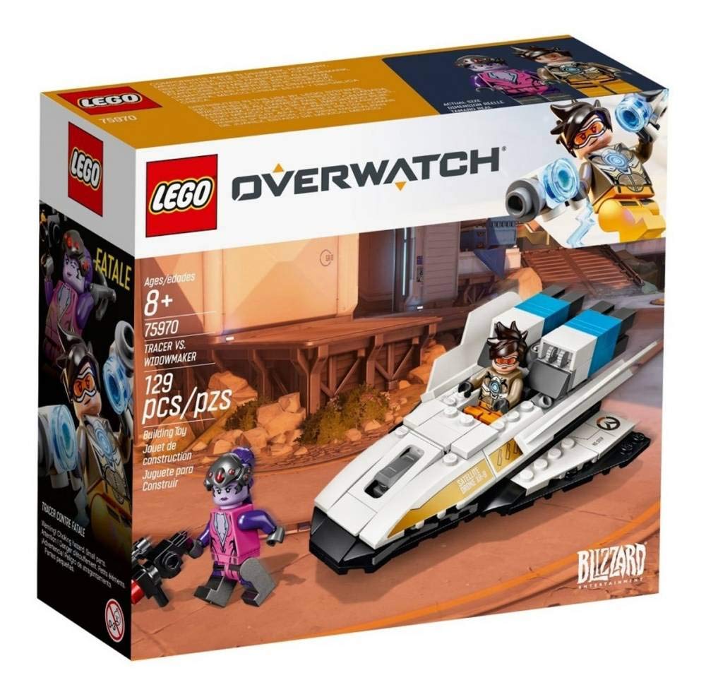 Kit De Construção Overwatch Tracer E Widowmaker - 129 Peças - Descontinuado
