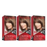 Cor De Cabelo Revlon Colorsilk 50 Light Ash Brown 130 Ml (x3)