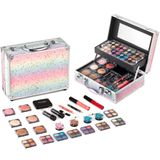 Kit De Maquiagem Hot Sugar Completo Com Estojo Rainbow Train Para Mulher