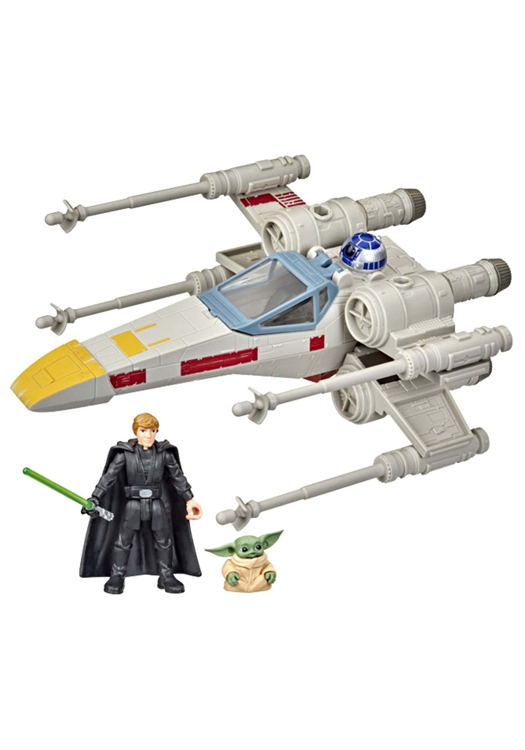 Boneco De Ação Star Wars Mission Fleet Luke Skywalker E Grogu