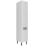 Paneleiro 2 Portas 222x40 Cm Mdf Cz3339 Branco Tecno Mobili