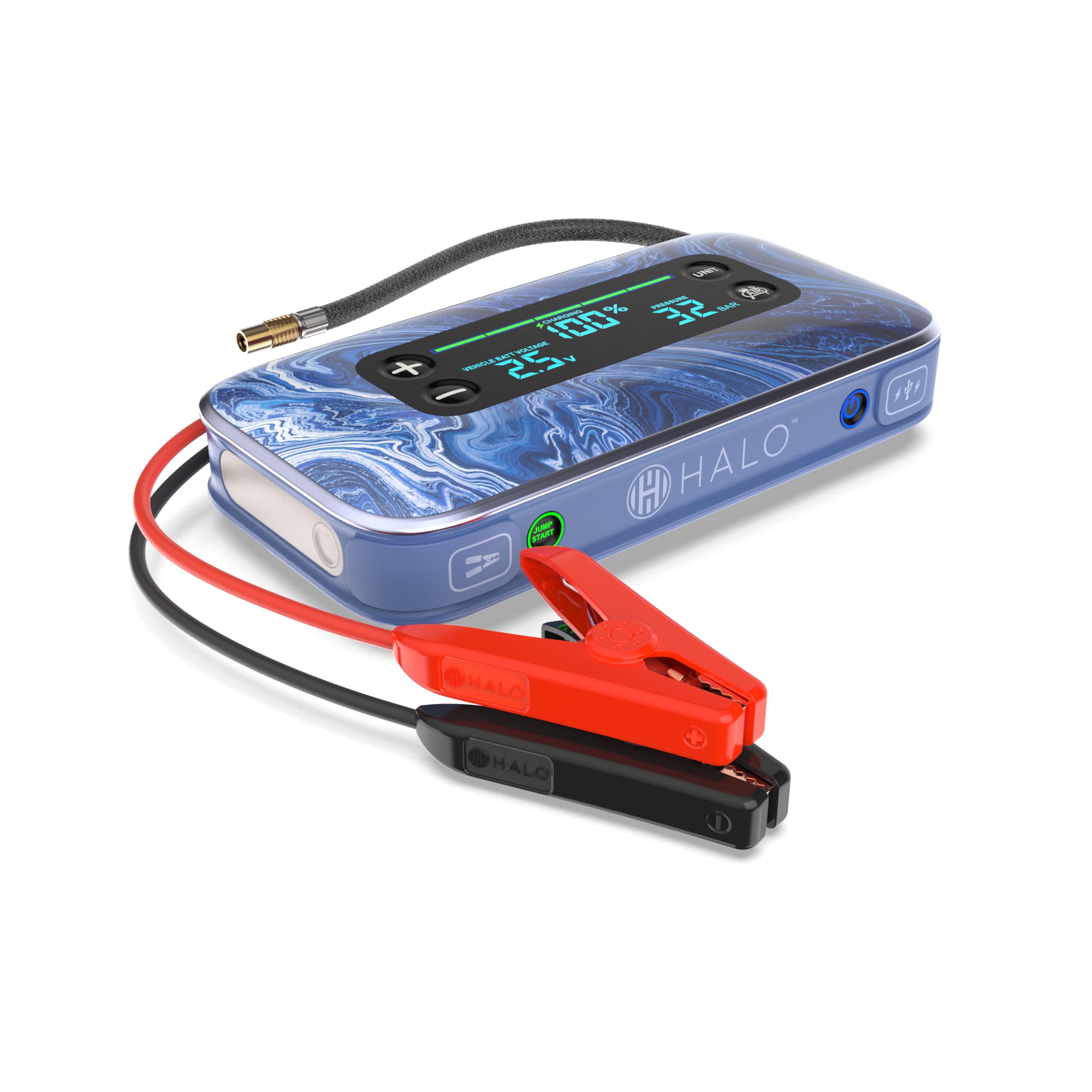 Veículo Portátil Jump Starter Halo Bolt Air+ 1750 Blue