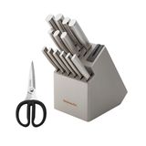 Conjunto De Blocos De Facas Kitchenaid Gourmet De 15 Peças Em Aço Inoxidável