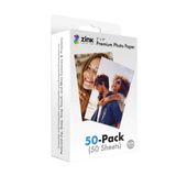 Papel Fotográfico Zink 2x3 Premium, Pacote Com 50 Câmeras Polaroid