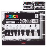 Conjunto De Marcadores De Tinta Acrílica Uni Posca De 8 Pontas Branco Não Tóxico