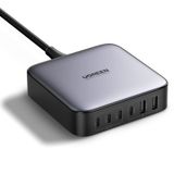 Carregador Ugreen 200w Usb C Nexode Gan De 6 Portas Para Macbook Pro/air