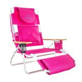 Cadeira De Praia Ostrich Deluxe 3 Em 1 Com Abertura Facial Em Alumínio
