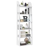 Estante Livreiro 7 Prateleiras 183x60 Cm Branco Fosco Arly
