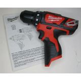 Furadeira Milwaukee M12 12v 3/8 Polegadas 2407-20 Bare Tool
