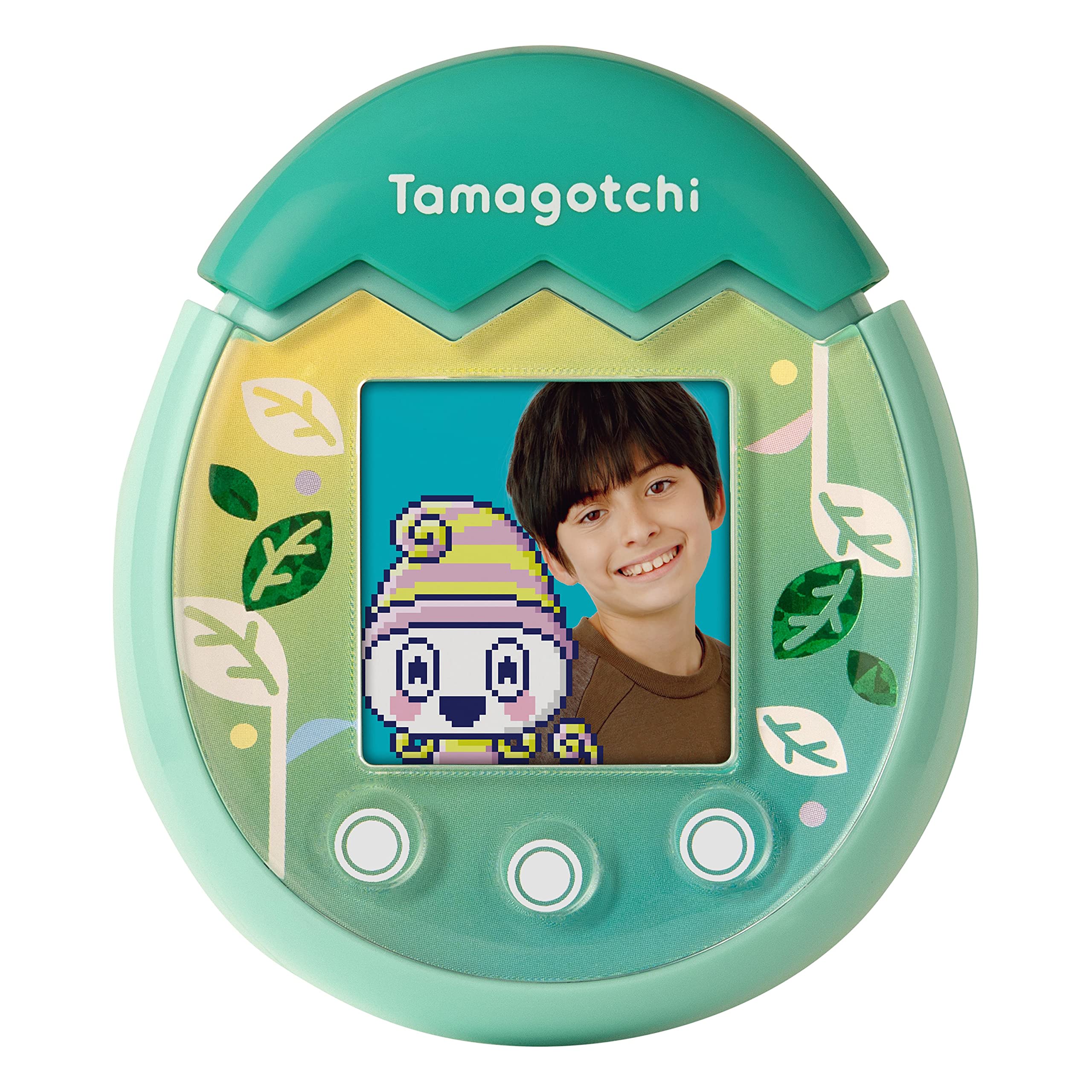 Virtual Pet Tamagotchi Pix Nature Green Com Câmera E Jogos