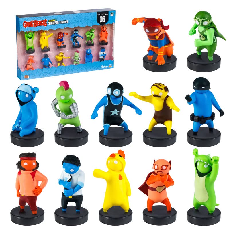 Stampers P.m.i. Gang Beasts Para Crianças | Pacote Com 12 | 16
