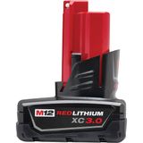 Bateria Milwaukee M12 Xc De Alta Capacidade 3,0 Ah Redlithium