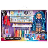 Conjunto De Brinquedos De Estúdio De Moda Rainbow High Dream &amp; Design Com Boneca