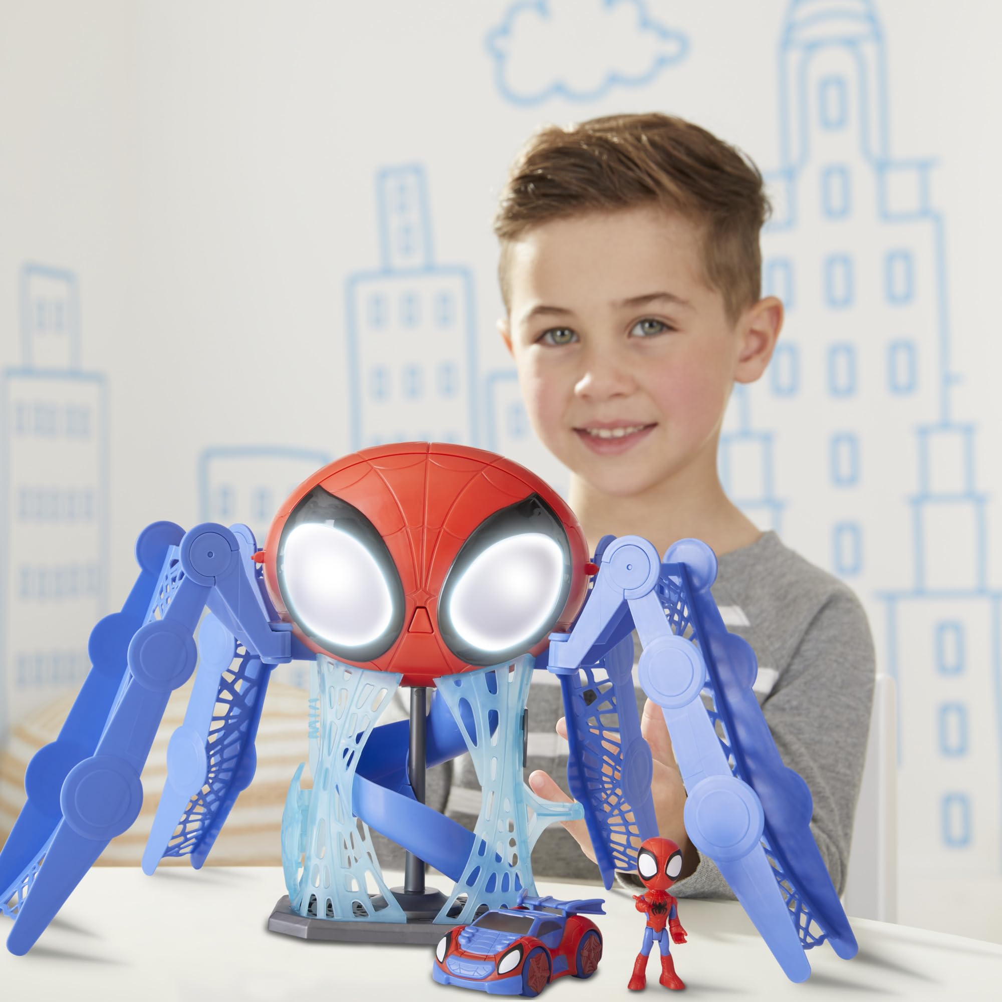 Playset Spider-man Spidey E Seus Incríveis Amigos Web-quarters