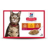 Comida Úmida Para Gatos Hill&#39;s Science Diet Para Adultos De 1 A 6 Anos, Perú E Frango