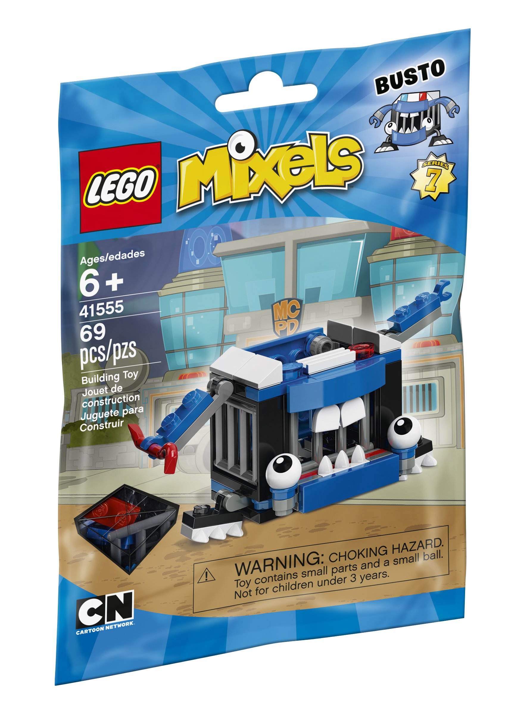 Kit De Construção Lego Mixels Mixel Busto 41555 Com Célula De Prisão
