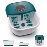 Massageador De Banho De Spa Para Pés Curecure Dobrável Com Aquecimento E Temporizador