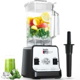 Liquidificador Aeitto 1500w 2l Capacidade 3 Funções Predefinidas Prata
