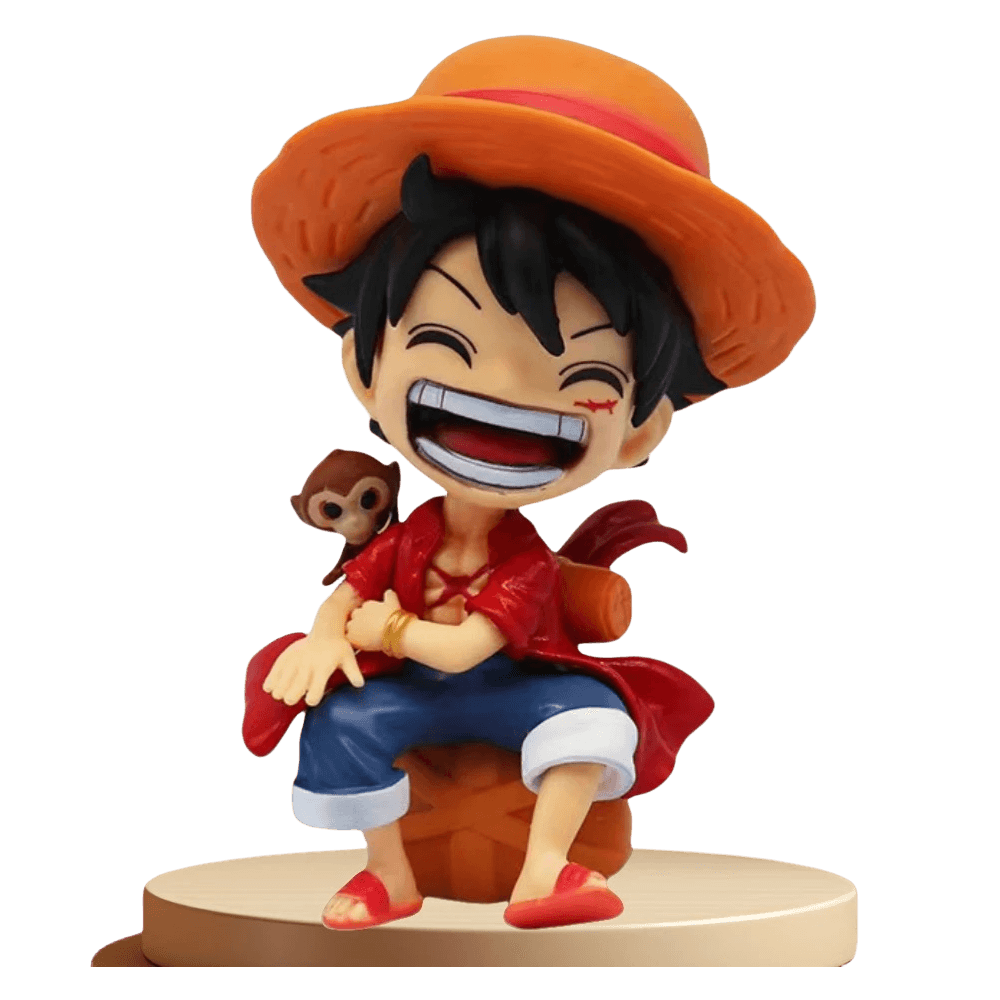 Figura De Anime Sanmu One Piece Luffy Smile Q Version