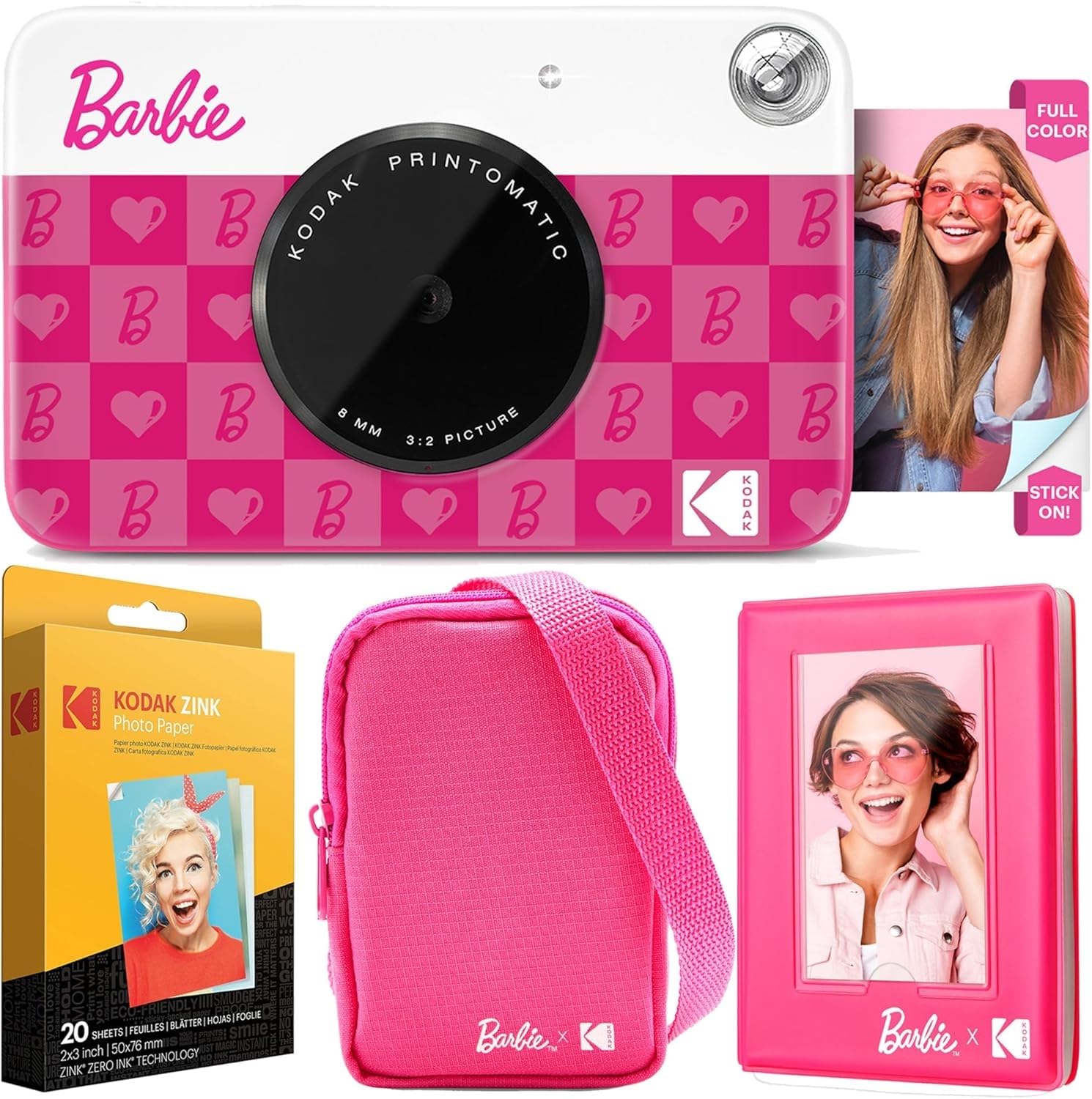 Câmera Digital Kodak X Barbie Printomatic Com Estojo E Álbum