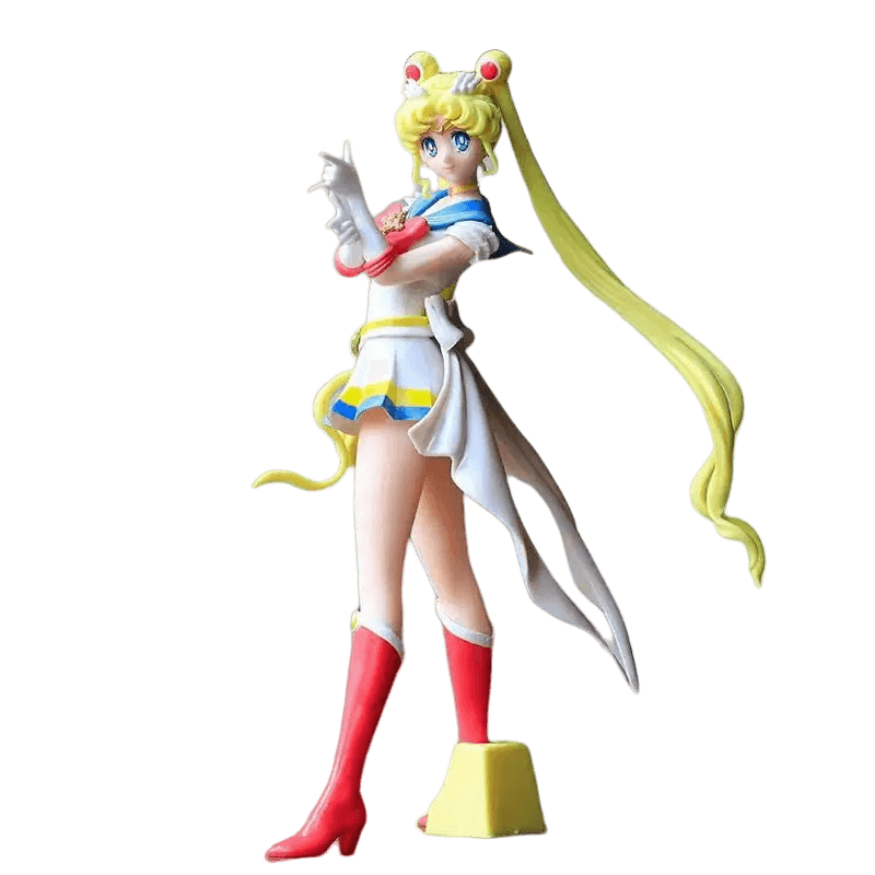 Figura De Anime Sailor Moon Spellcasting Pvc De Tamanho Médio