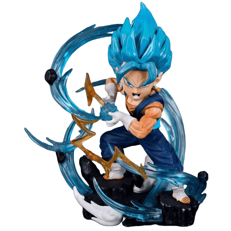 Boneco De Ação Sanmu Dragon Ball Vegetto Fight Pvc 14+ Years