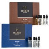 Conjunto De Perfumes H Habibi Masculino Perfume &amp; Oud Com 10 Mini Sprays De 2 Ml