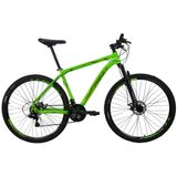 Bicicleta aro 29 Rino Everest a Disco 21v Cambios Index - Verde Neon - 19