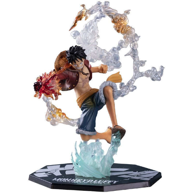 Figura De Anime Sanmu One Piece Luffy Fight Pvc 18+ Years