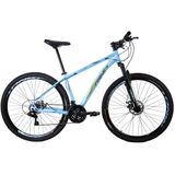 BICICLETA ARO 29 RINO EVEREST 24 VELOCIDADES - AZUL PISCINA, 19