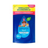 Refil Shampoo E Condicionador Johnson&#39;s 2 Em 1 180ml
